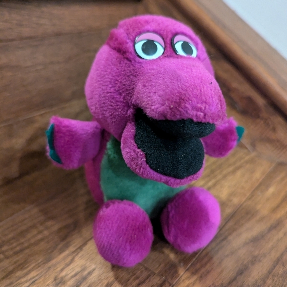 Barney 8.5" Vintage Plush Dinosaur - Picture 3 of 7